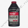 Жидкость тормозная DOT4 0.43л (аналог) Patron